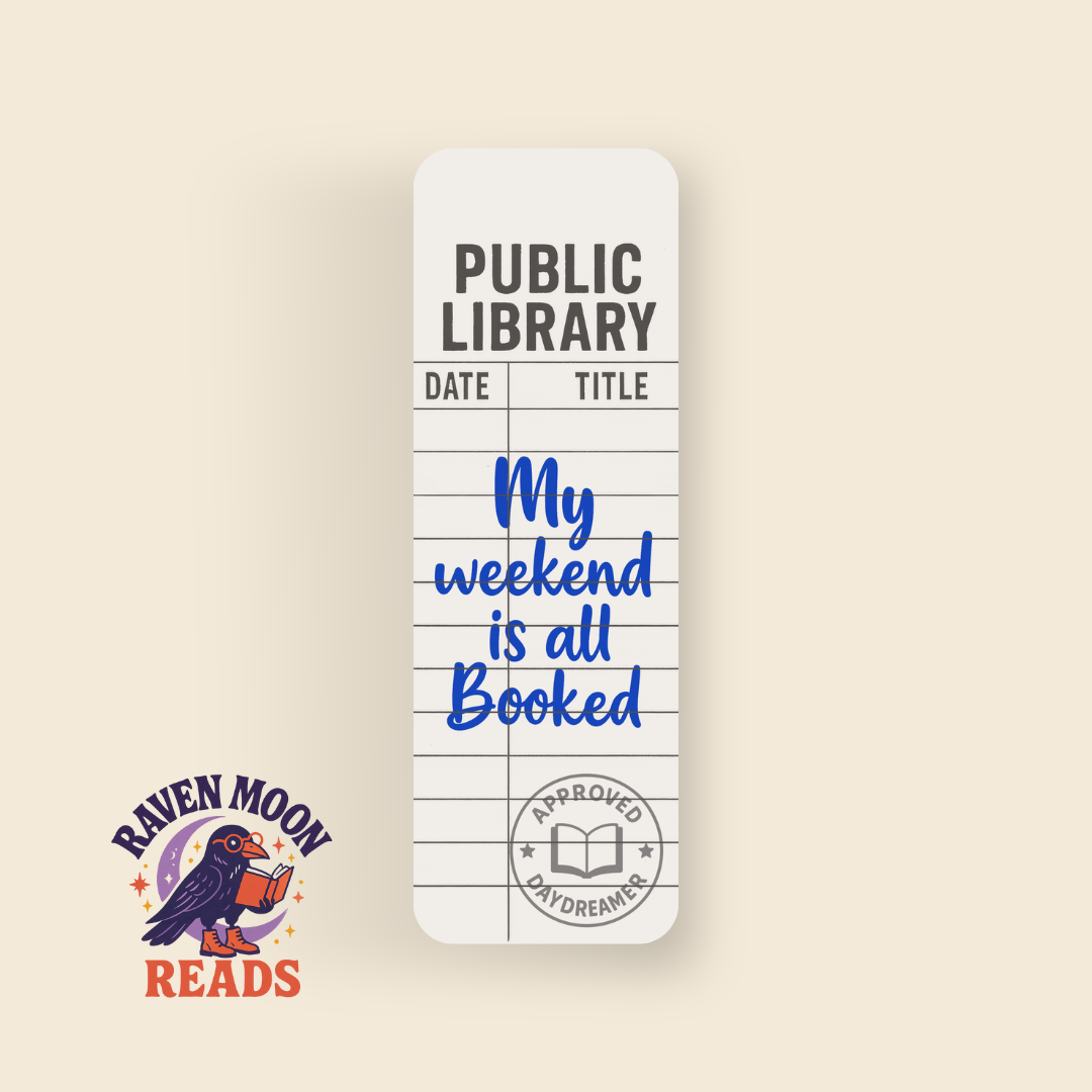 Public Library - My Weekend Is All Booked bookmark
