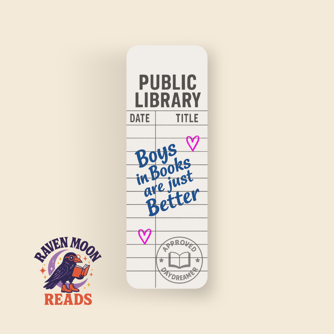 Public Library - Boys In Books Are Just Better bookmark