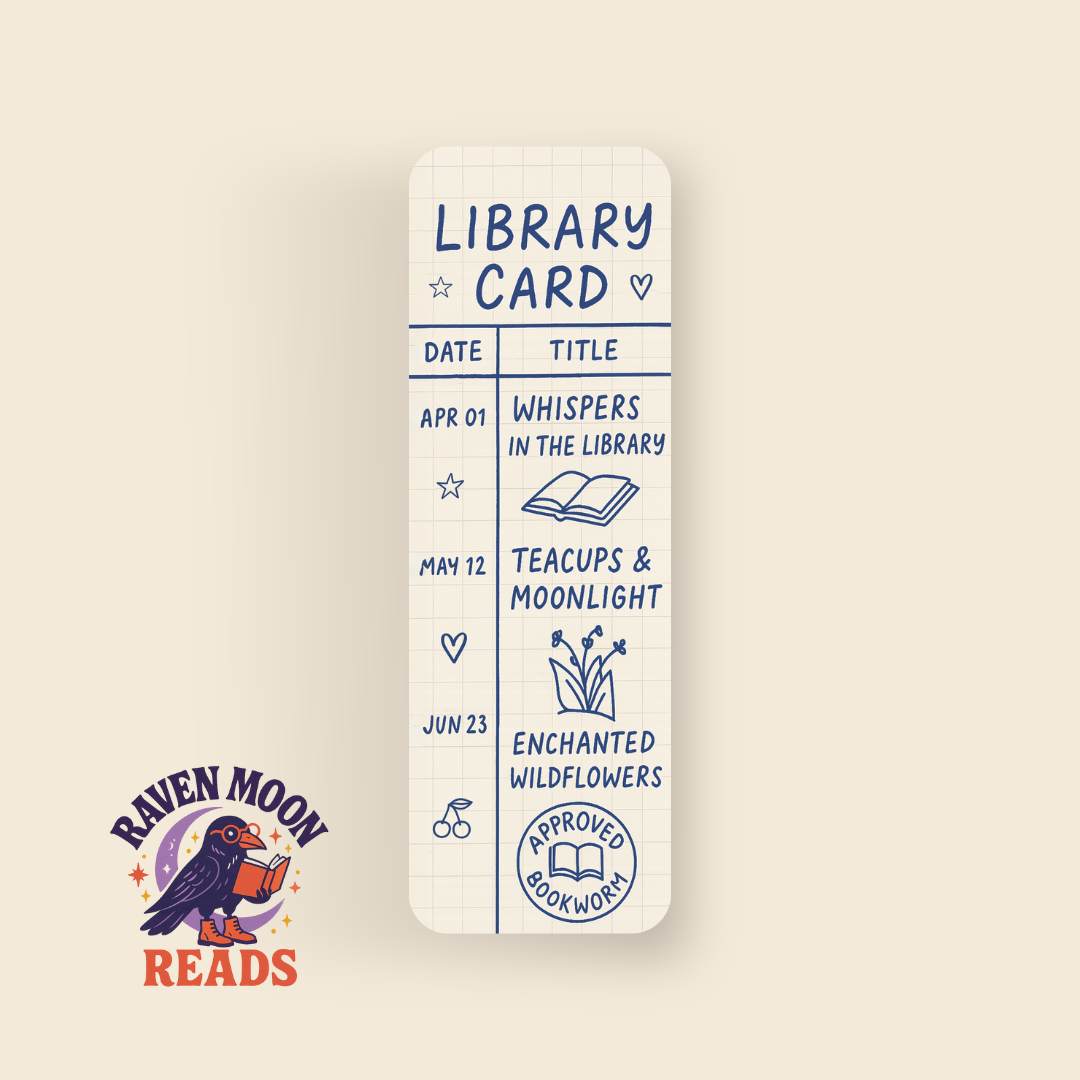 Library Card - Approved Bookworm bookmark