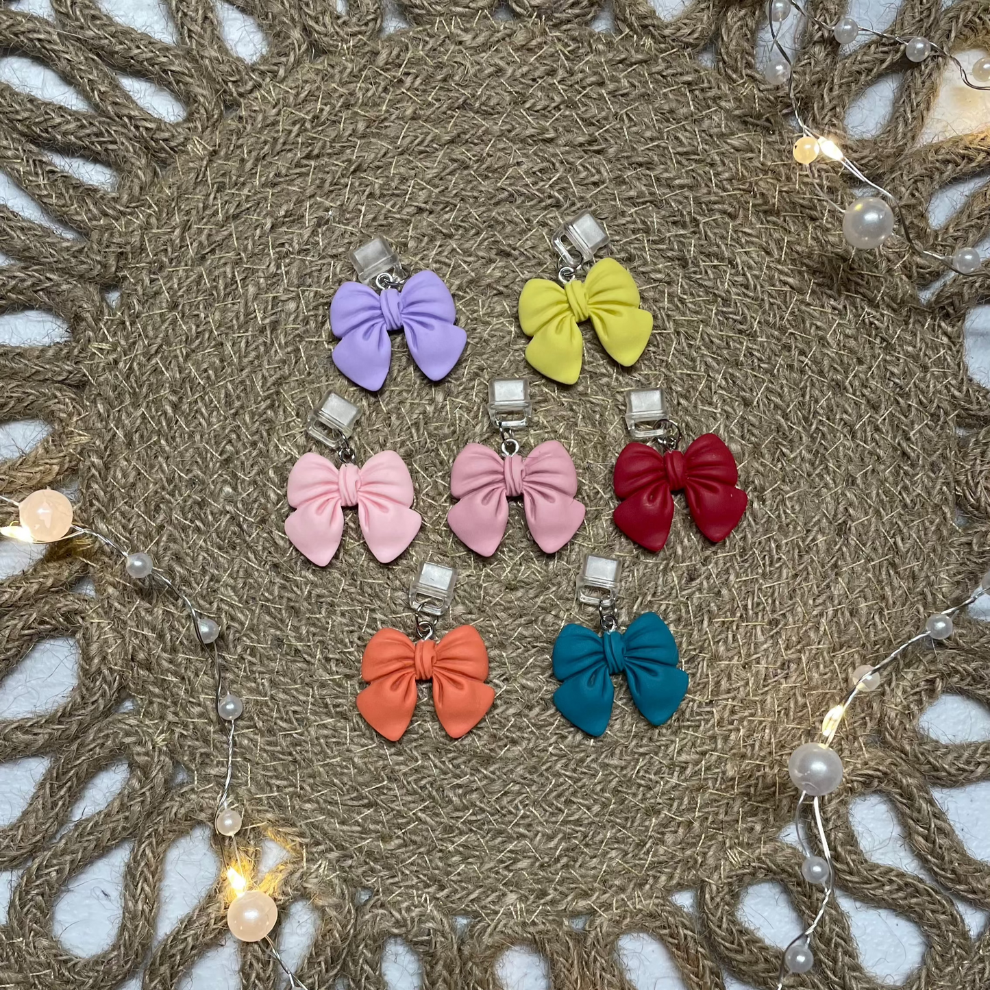 Bow Anti-Dust Plug Charms