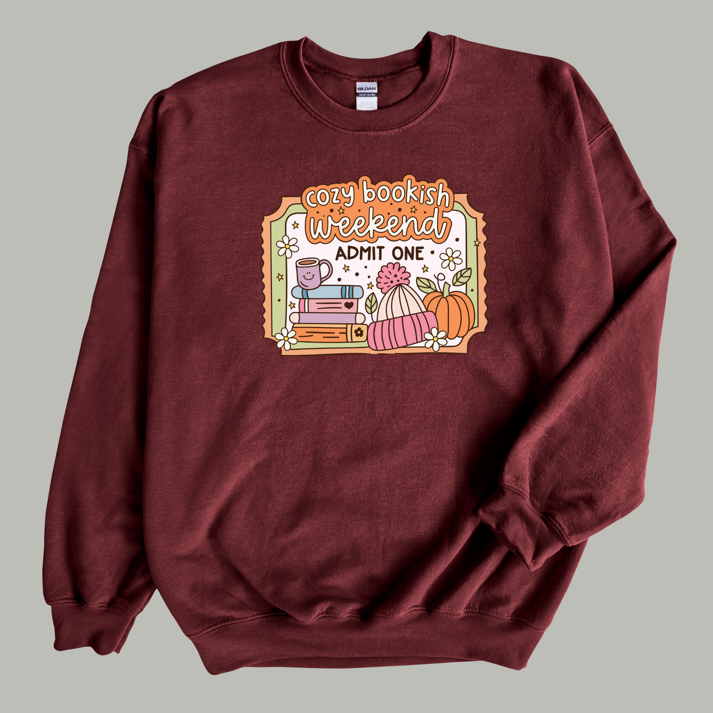 Cozy Bookish Weekend Sweatshirt