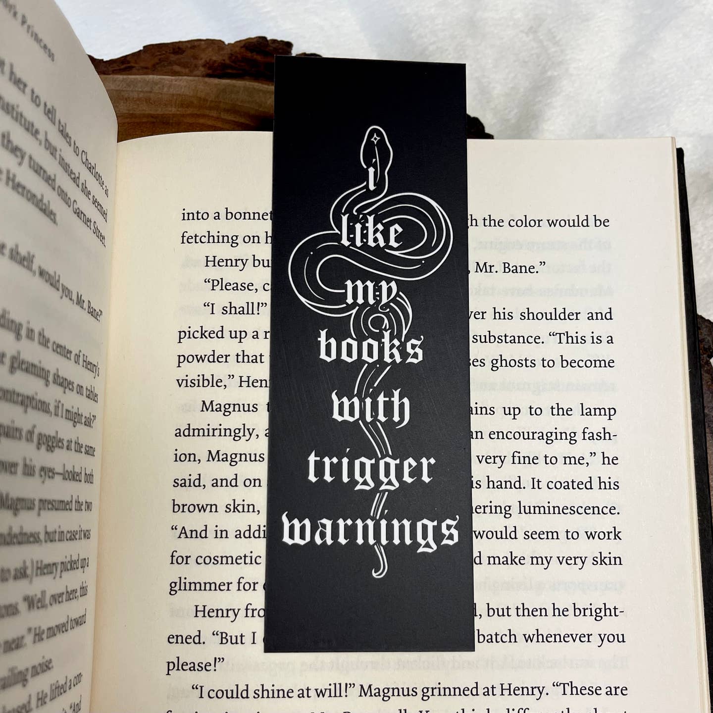 I Like My Books with Trigger Warnings Bookmark