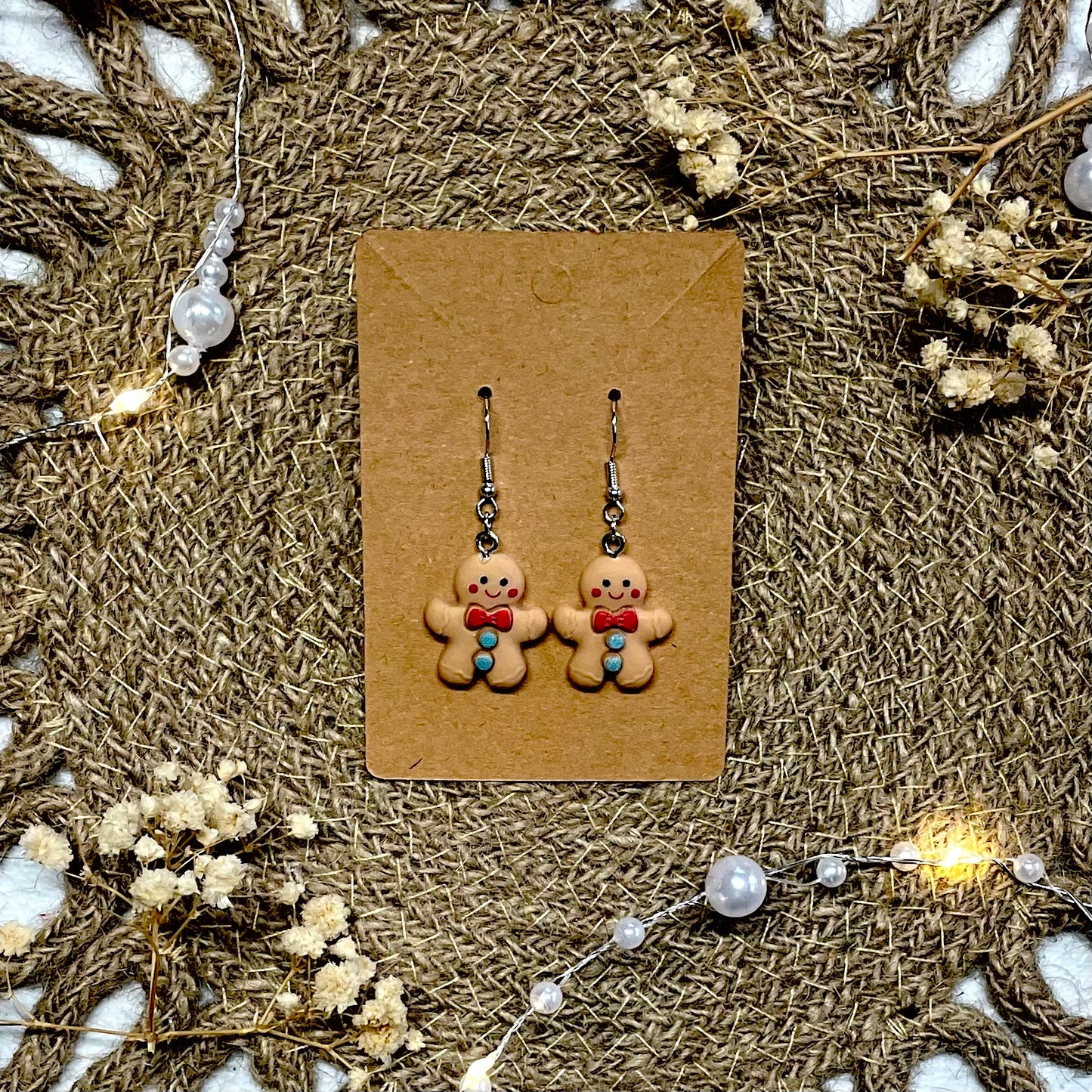 Gingerbread Earrings - 3 options