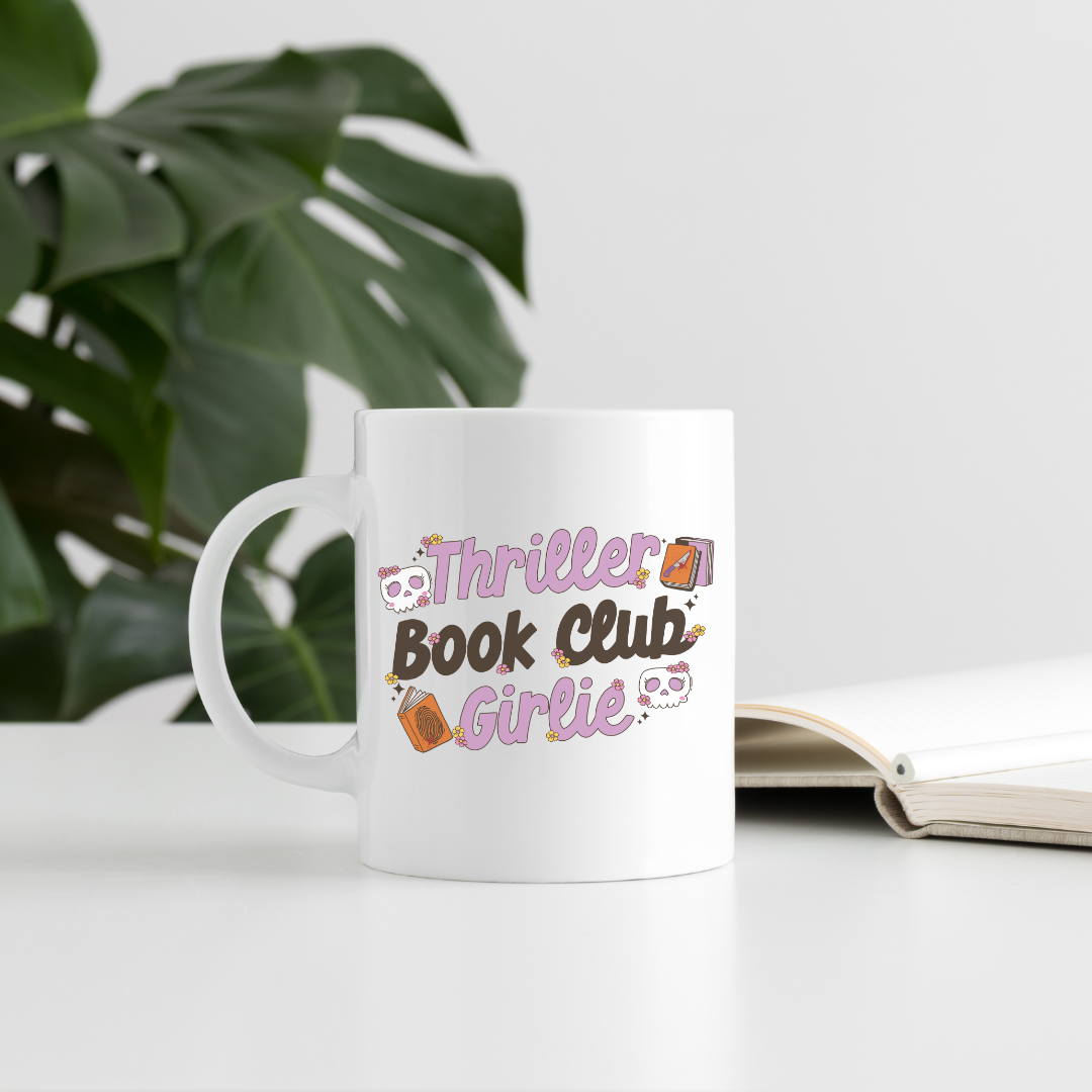 Thriller Book Club Girlie 11 oz. Coffee Mug