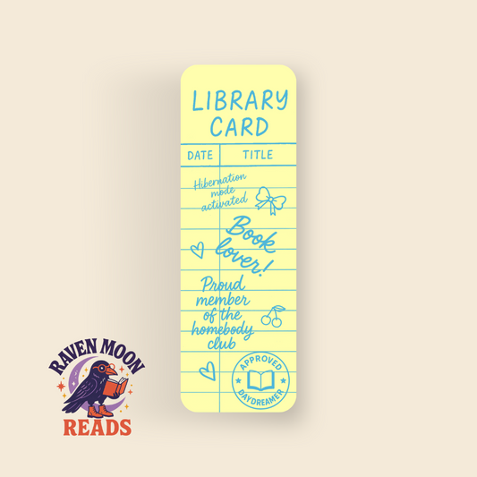 Library Card - Book Lover  bookmark