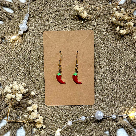 Spicy Chili Pepper Earrings