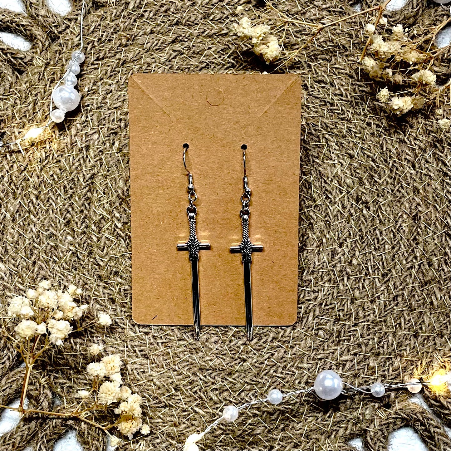 Sword Earrings