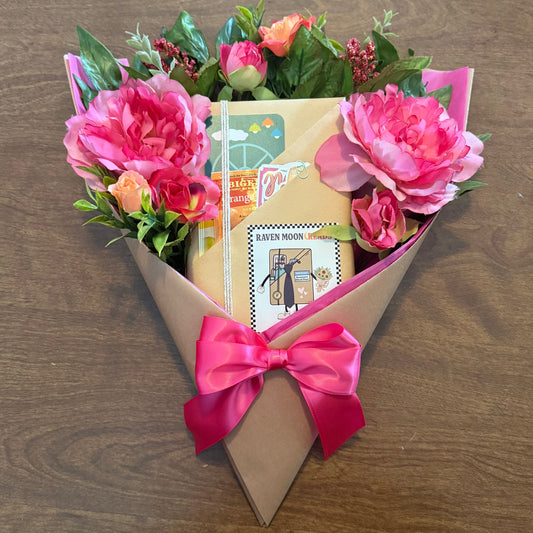 The Original Blind Date With a Book-quet – New Curated Book Gift Wrapped Like a Bouquet (Choose Genre + Extras) Book Bouquet