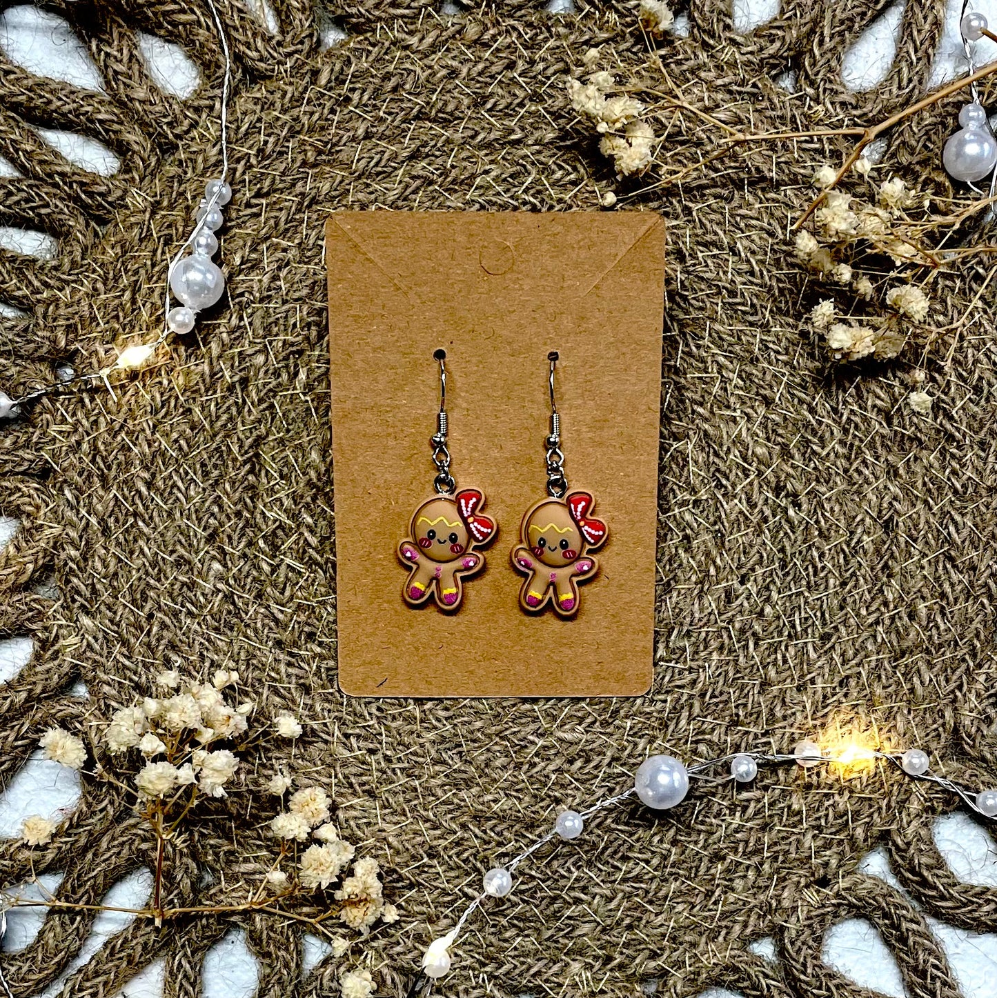 Gingerbread Earrings - 3 options