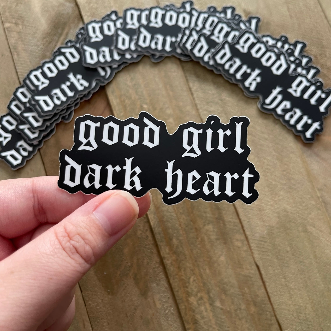 Good Girl Dark Heart Sticker