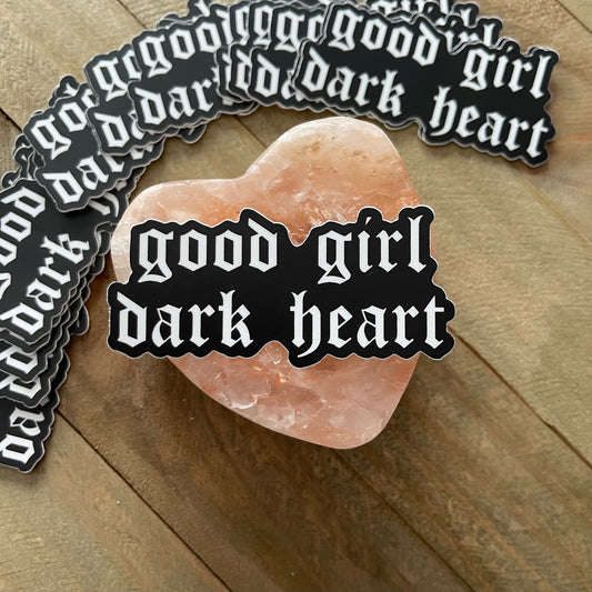 Good Girl Dark Heart Sticker