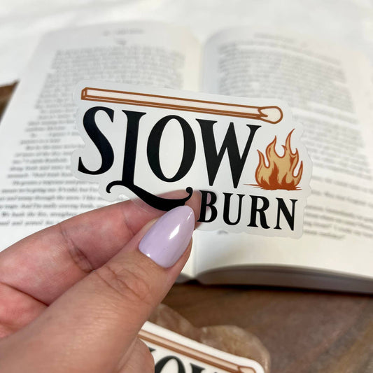 Slow Burn Vinyl Bookish Sticker